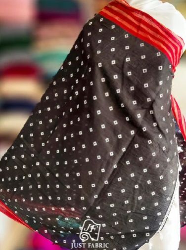 Bandhej Chunri Printed Cotton Dupatta (2.25m Length)