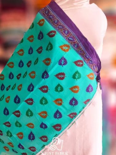 Block Printed Cotton Dupatta (2.25m Length)