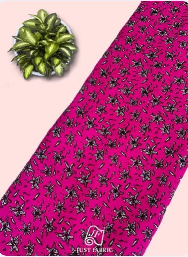 Digital Floral Print All over Fine N Soft Rayon Cotton Fabric