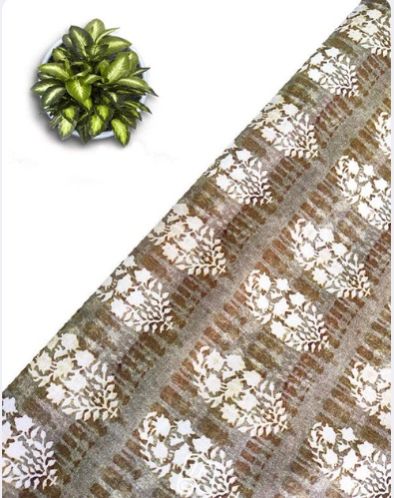 Digital Print All over on Fine Dupian Silk Fabric