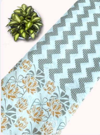 Digital Print All over on Soft Cotton Fabric