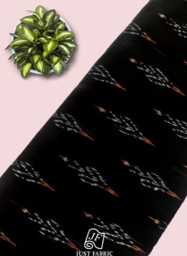 Ikkat Print All over on Handloom South Cotton Fabric ( 44