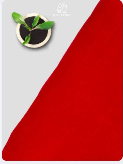 Pleated Plain Wrinkle Georgette Fabric (Soft and Flowy Fabric)