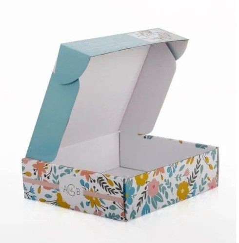 Die Cut Printed Corrugated Box, Shape : Rectangle for Food Packaging