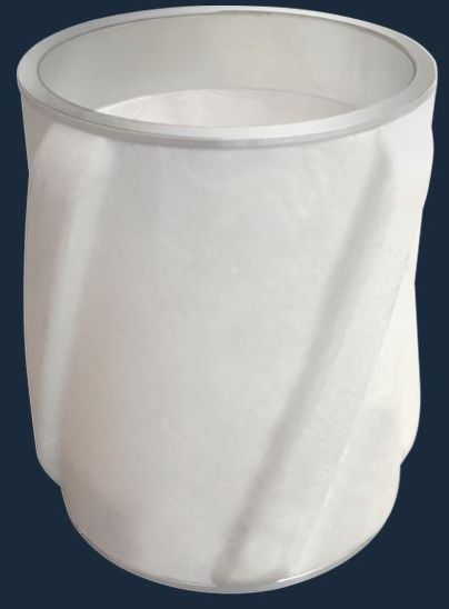 Spiral Vanes with Swage Metal Ring