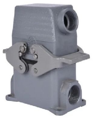 16 Pin Plug & Socket Bottom Close 16 AMP Harting Connectors