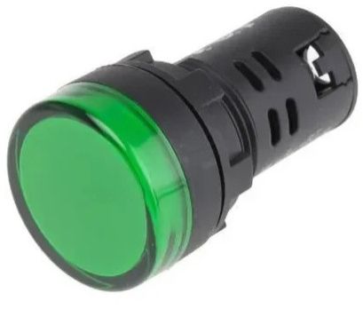 Integral Illuminated Push Button, Color : Green
