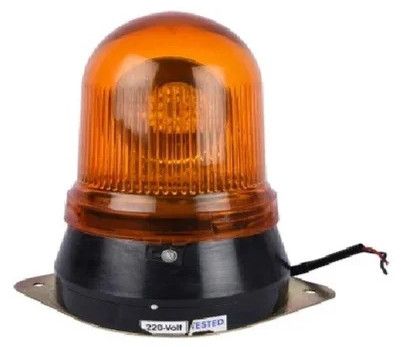 Orange Revolving Light