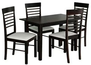 4 Seater Dining Set in Wenge Finish