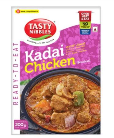 Ready To Eat Kadai Chicken Boneless