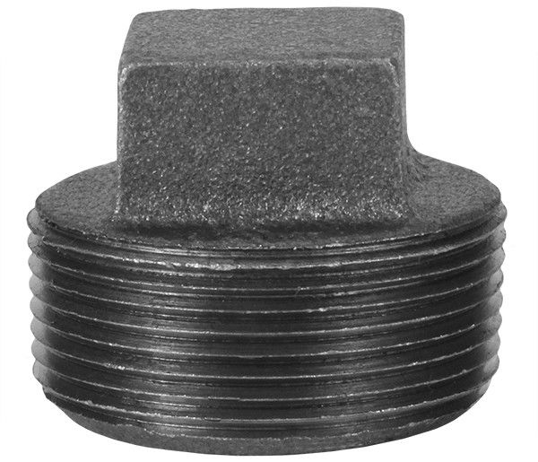 1/8 Inch Forged Threaded Square Head Plug