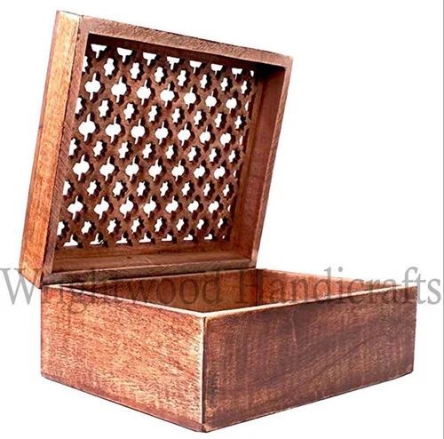 Rectangular Wooden Jewellery Box