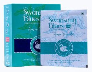 Aroma Gold Swansong Blues Coffee Powder, Color : Dark Brown