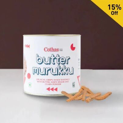 Butter Murukku for Snacks