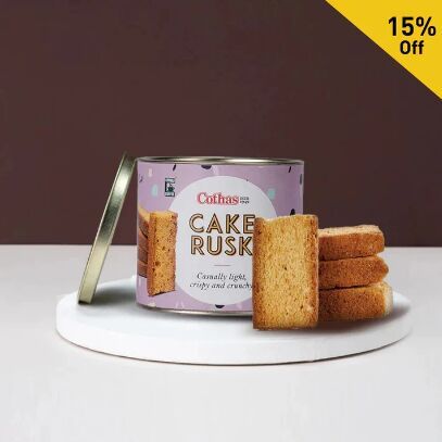 Cake Rusk, Color : Golden Brown