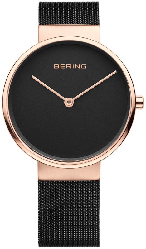 Bering Black Analogue Watch For Men 14539-166