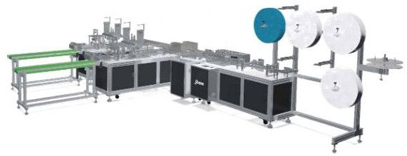 3 Ply Mask Making High Speed Machine