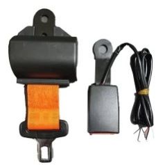 Iron Forklift Seat Belt, Color : Black