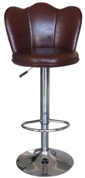Brown Height Adjustable Restaurant Bar Stool