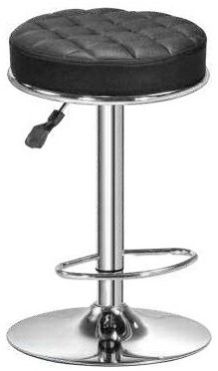 Kylin Round Seat Bar Stool in Black Seat
