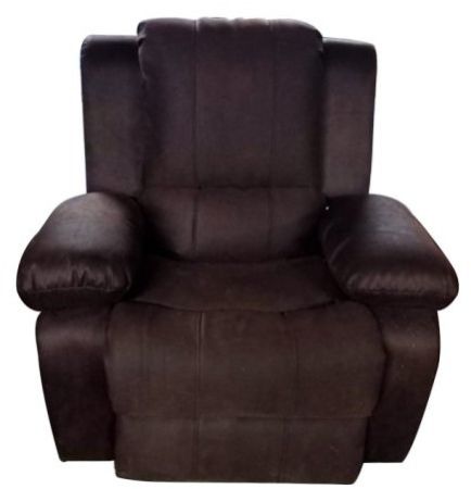 Laron 1 Seater Recliner Sofa In Brown And Light Brown By Kylin