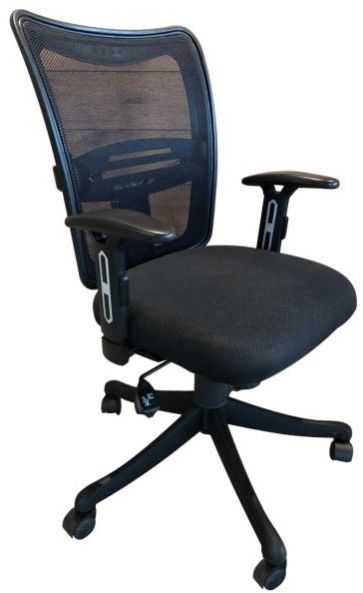 Medium Back Chair - Kylin Medium Back Chair In Black