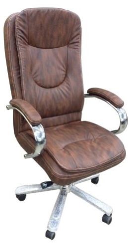 Revolving Executive Chair in Brown (High Back)