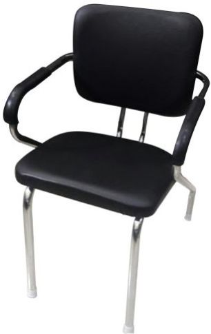 Visiting Chair Designer Handles in Black Color