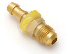 Brass Male Hose Barb to SAE 45 DEG Flare
