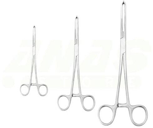 Stainless Steel Allis Forceps, Color : Silver