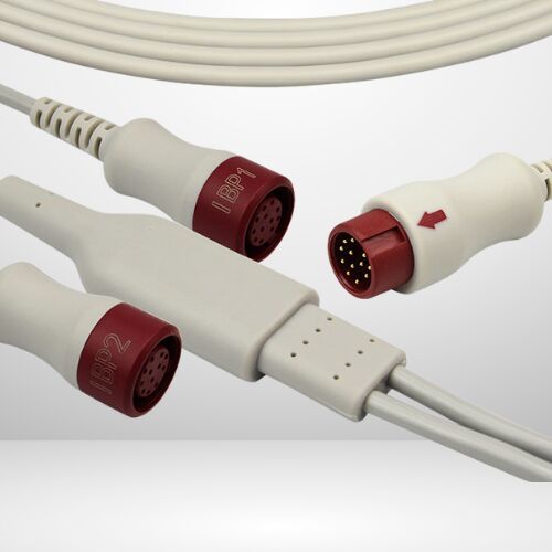 Ibp Cable, Color : White for Critical Patient Monitoring