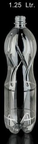 MD Enterprise PET 1.25 Litre Soda Bottle Davat, Color : Transparent