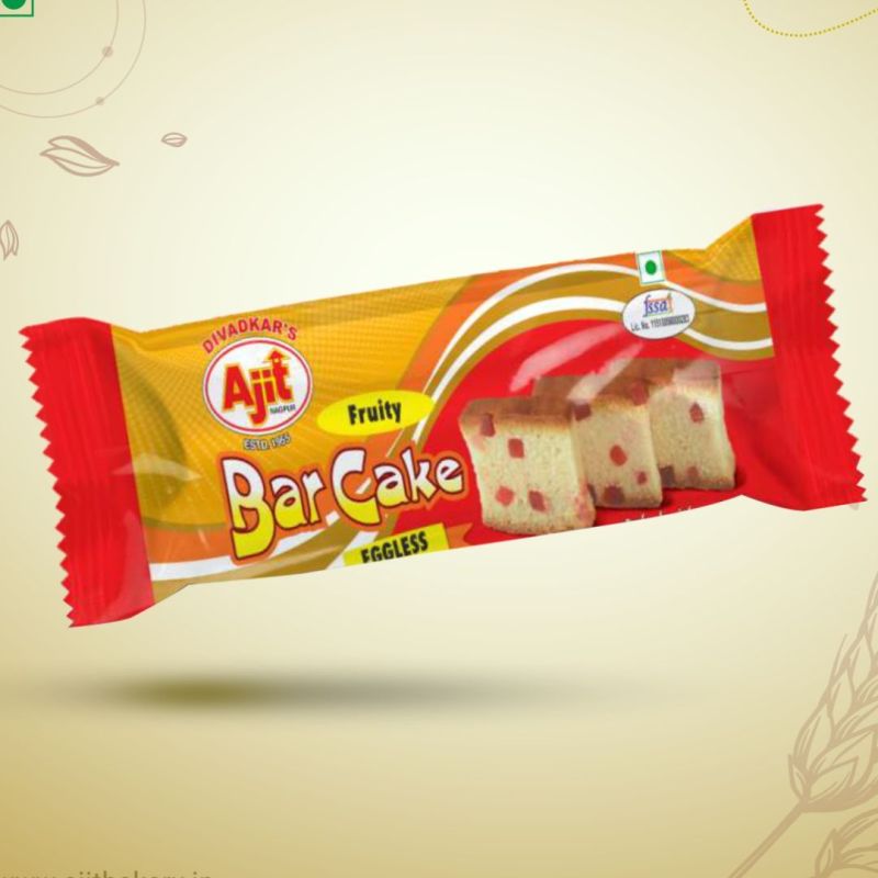 Fruit Eggless Bar Cake