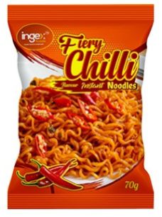 Fiery Chilli Flavour Instant Noodles, Packaging Type : Packet