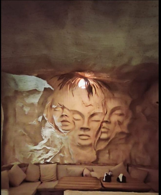 Fiber Glass Human Wall Mural