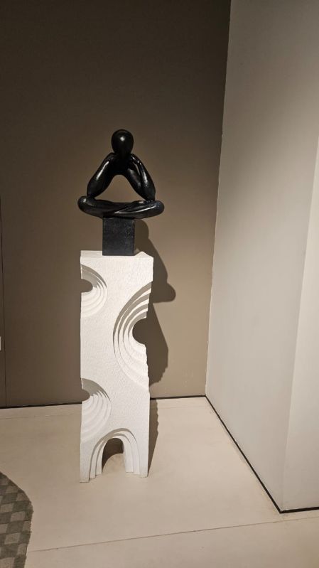 Fiber Glass Meditating Sculpture