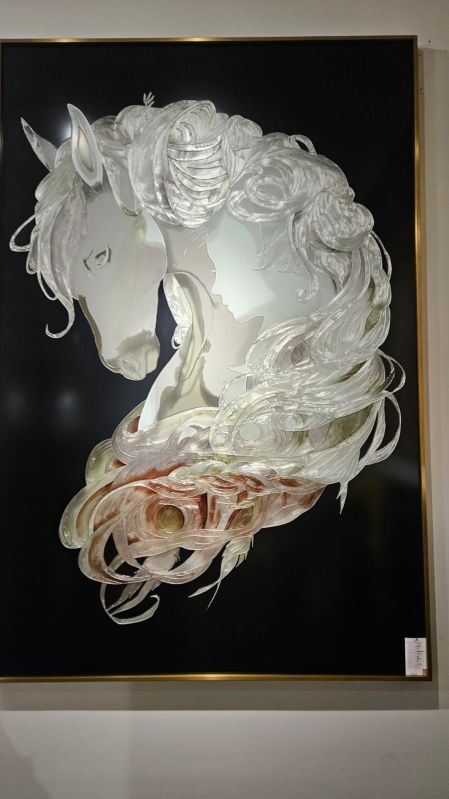 Fiber Glass Horse Wall Art