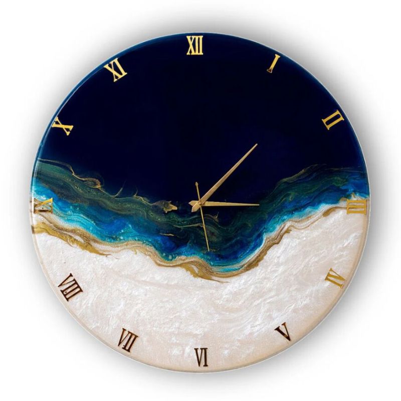Royal Blue Silent Clock