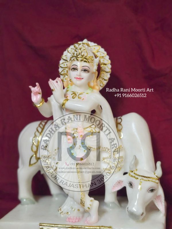 Gaugopal Ji Marble Statue