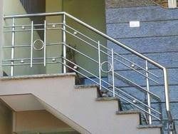 Polished 304 Grade Jindal Stainless Steel Railings
