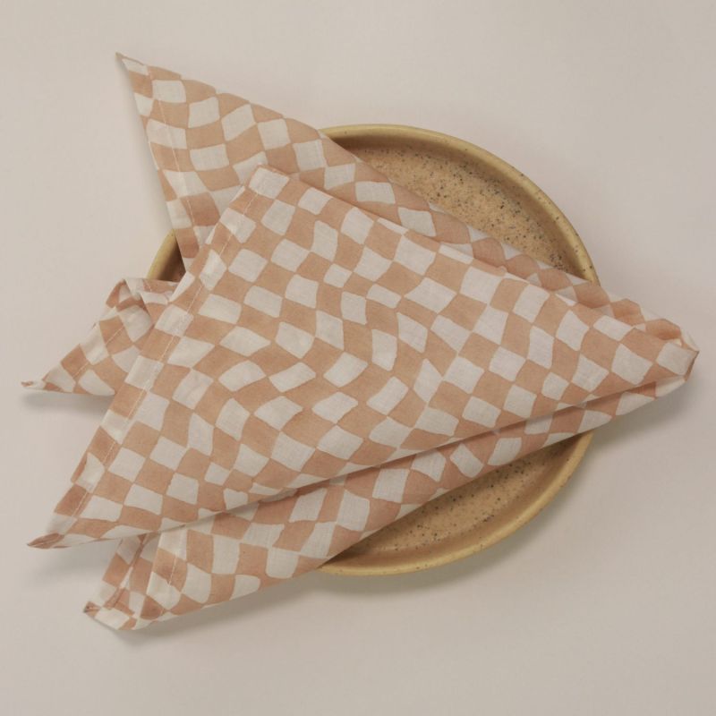 Peach Table Napkins