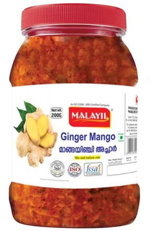 Spices Ginger Mango Pickle, Packaging Type : Glass Jar