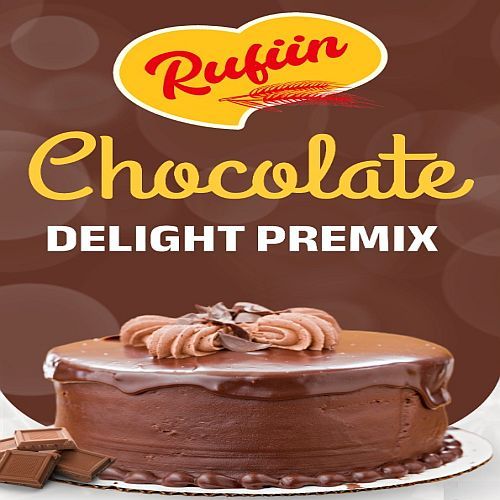 Rufiin Chocolate Delight Cake Premix, Packaging Type : Brown