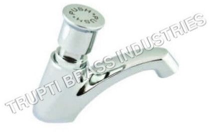 Brass Push Pillar Cock