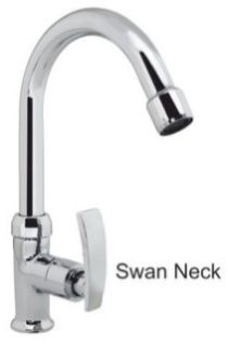 Stainless Steel Swan Neck Pillar Cock