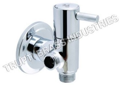 Two Way Angle Cock With Wall Flange