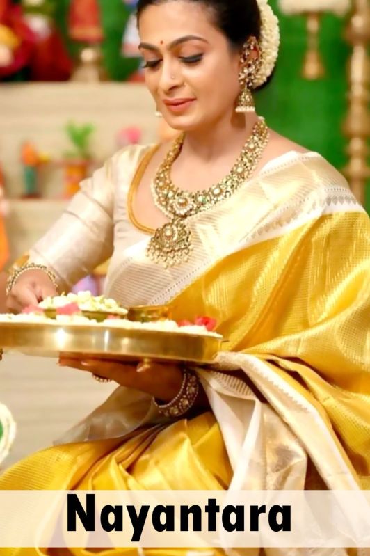 Nayanthara Silk Saree