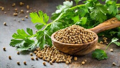 Coriander seeds, Packaging Type : Brown for Spice Mixtures, Pickles