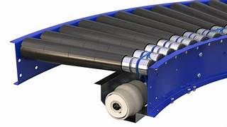 Stainless Steel Powdered Roller Conveyor, Color : Silver