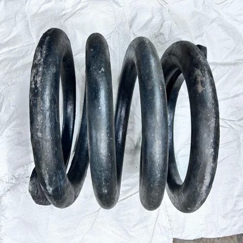 Polished Mild Steel Pilling Machine Springs, Color : Grey Coil